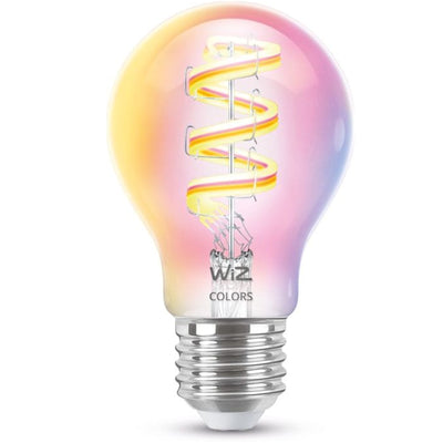 Philips WIZ267101 - WiZ Wi-Fi BLE 40W A60 E27 822-65 RGB Clear Glühbirne
