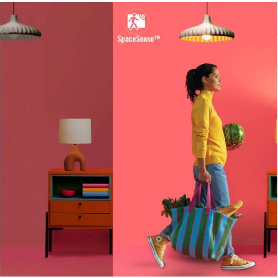 Philips WIZ267101 - WiZ Wi-Fi BLE 40W A60 E27 822-65 RGB Clear Bulb