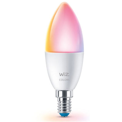 Philips WIZ448822 - WiZ Wi-Fi Colour 40W E14 C37 Candle Bulb