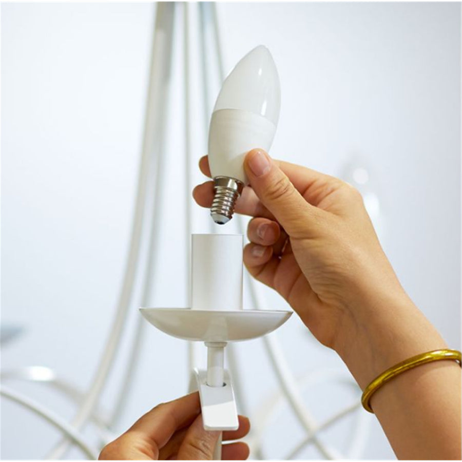 Philips WiZ Lighting WIZ448822 - WiZ Wi-Fi Colour 40W E14 C37 Candle Bulb