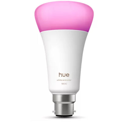 Philips Hue White/Colour 15W A67 B22 Bulb