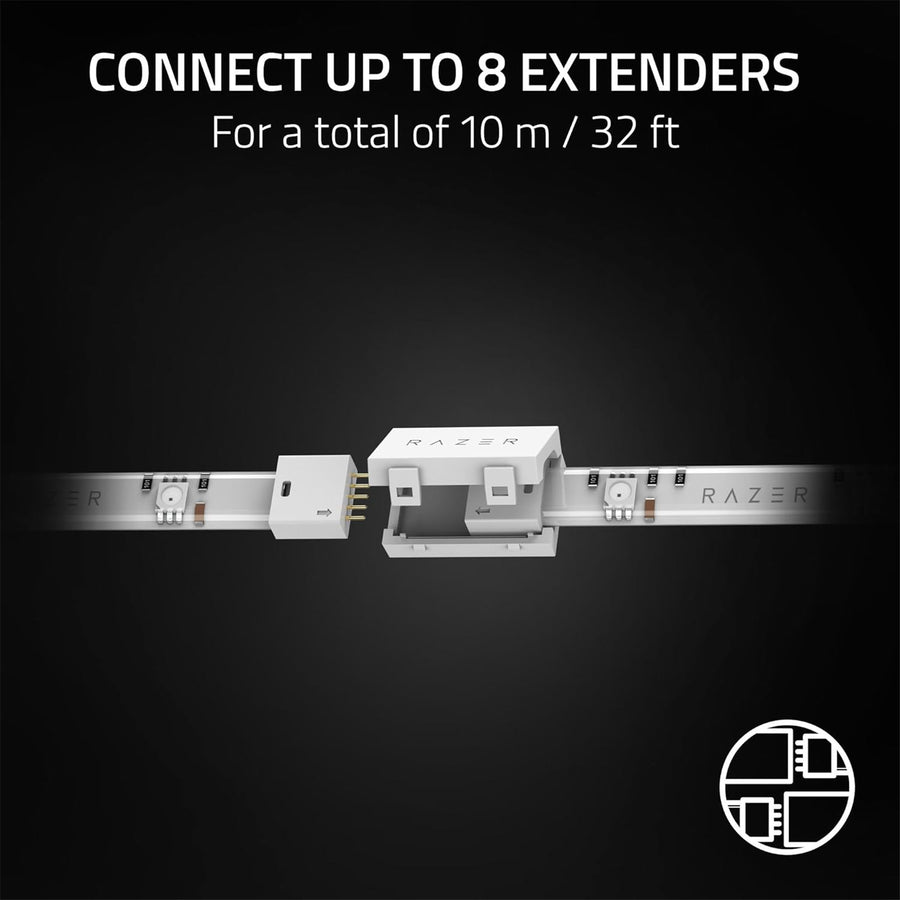 Razer Aether Light Strip Extender - RGB LED Light Strip Extension 1M Length