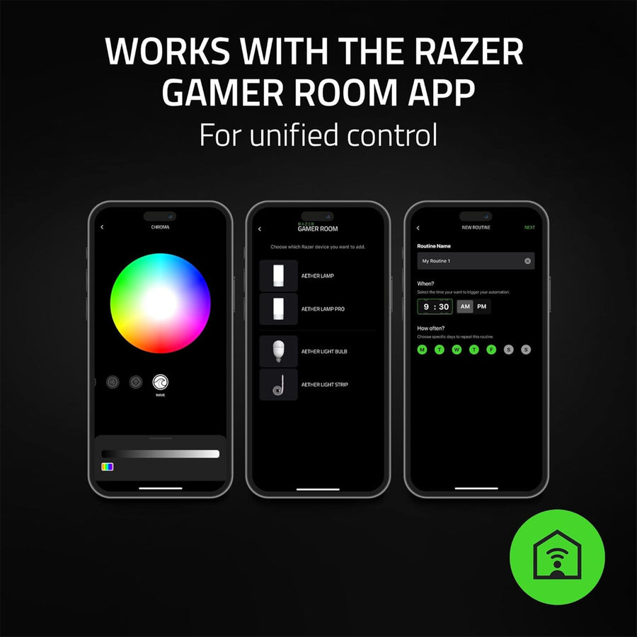 Razer Aether Light Bulb E27 - RGB LED Bulb For Gamer Rooms
