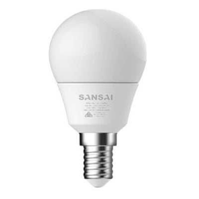 Sansai GL-LG401E G45-5W-E14-Daylight Edison Screw LED Bulb