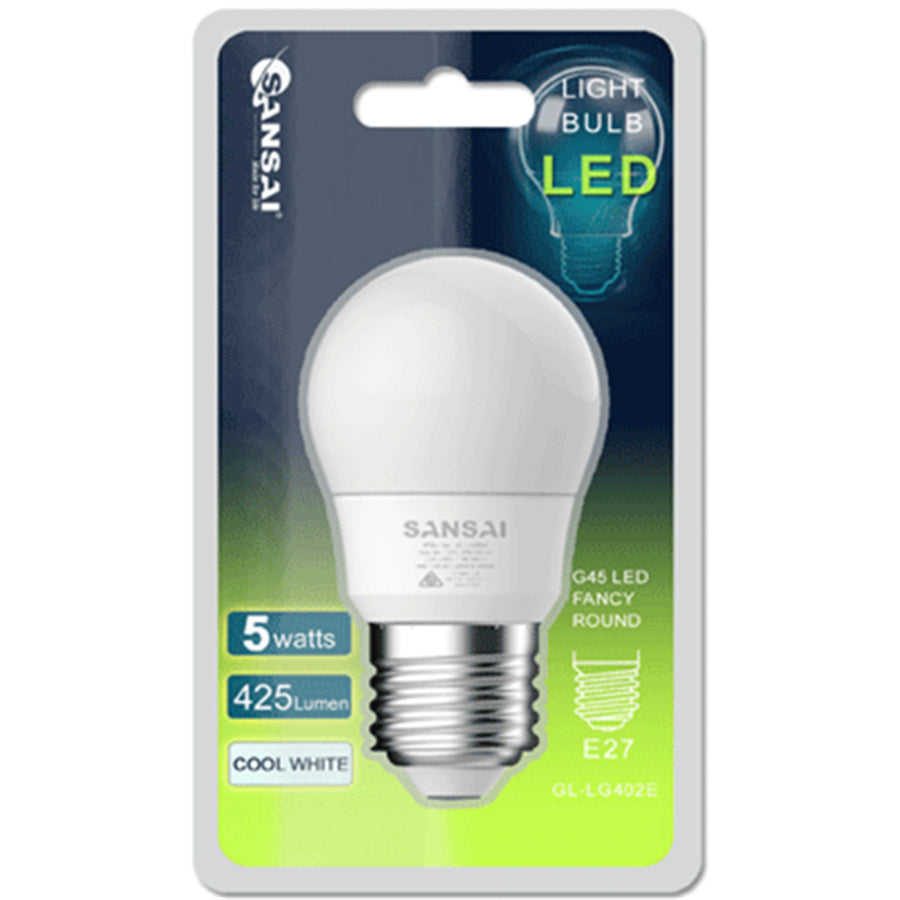 Sansai GL-LG402E LED Bulb G45-5W-E27-Daylight