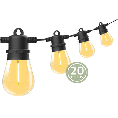Sansai GL-EE220 20 Outdoor Festoon Lights S14 teardrop IP44 waterproof