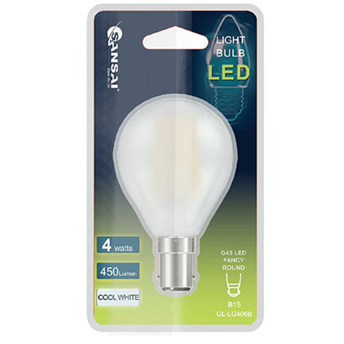 Sansai GL-LG406B LED Bulb G45-4W-B15-Daylight