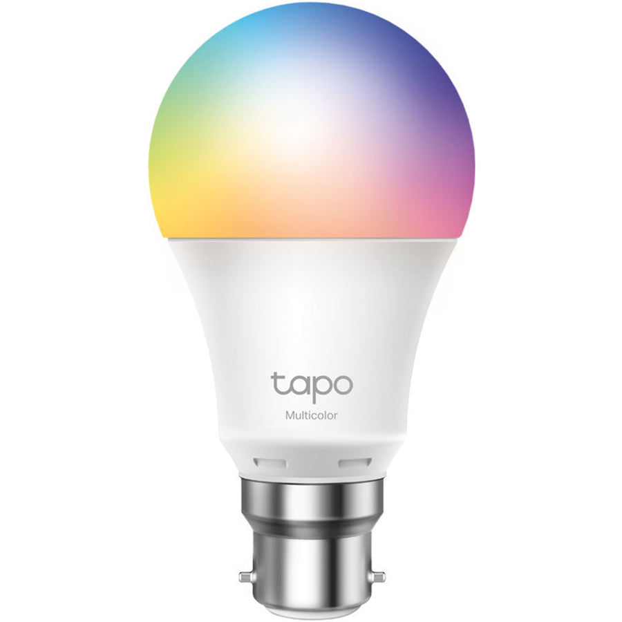 TP-Link Tapo L530B Smart Wi-Fi RGB LED Bulb, B22, 8.7W, 806 Lumens, 2500-6500K, Dimmable