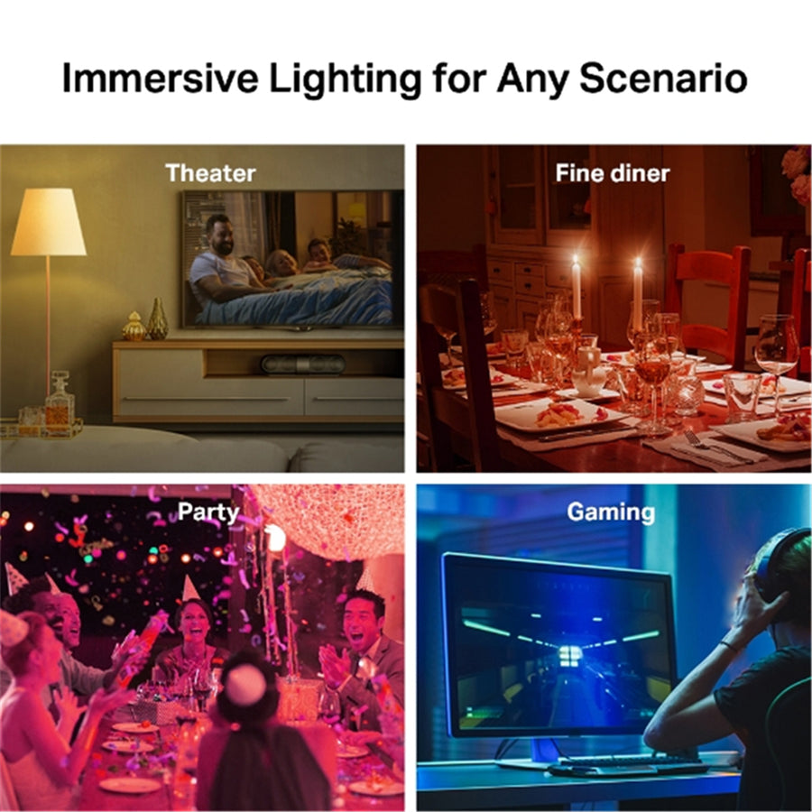 TP-Link Tapo L530B Smart Wi-Fi RGB LED Bulb, B22, 8.7W, 806 Lumens, 2500-6500K, Dimmable