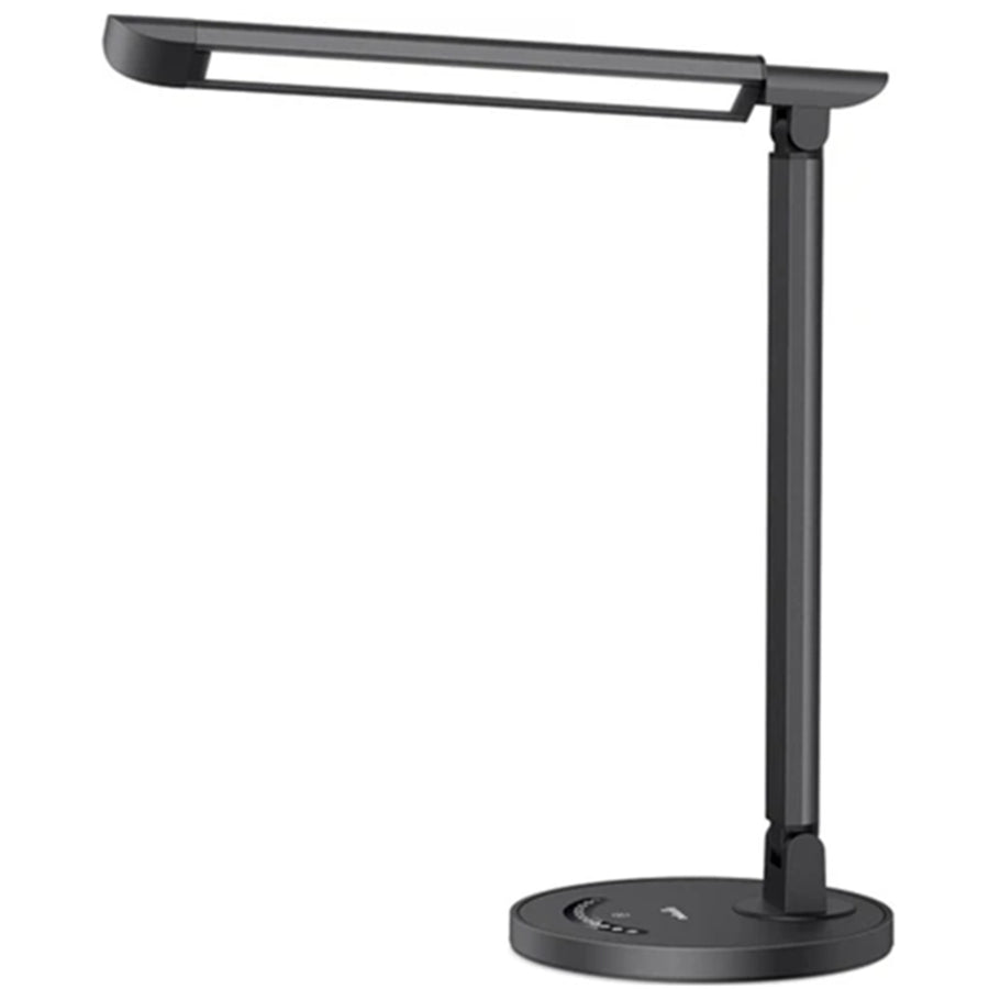 Taotronics TT-DL13 LED Desk Lamp (Black) Brightness: 510lm, Color Temperature: 2700K-6000K with one USB Output Port: DC 5V,1A