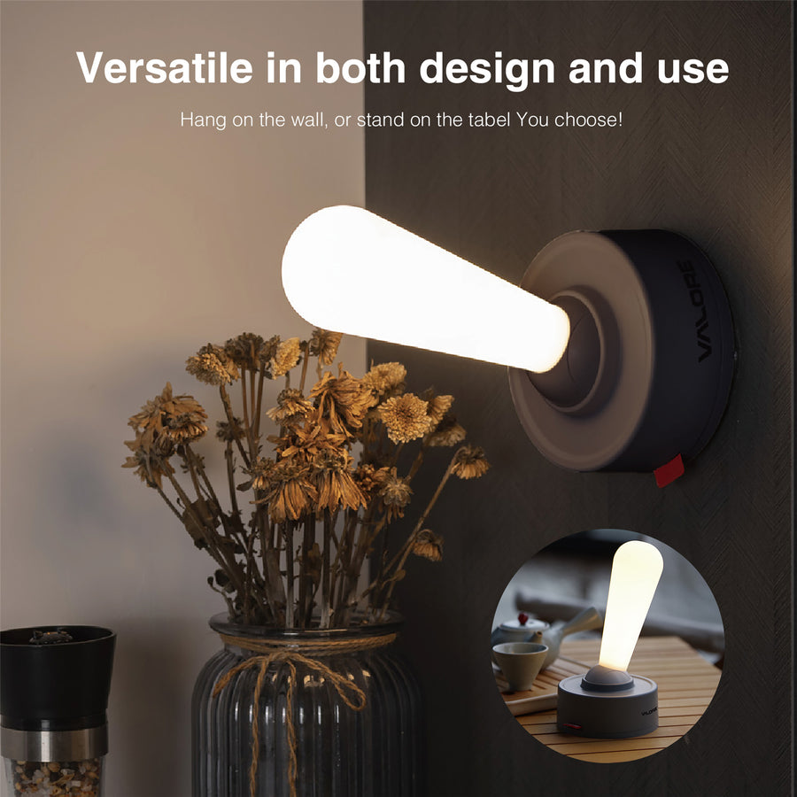 Valore LT-003 Rechargeable Desk / Wall Mountable  Light