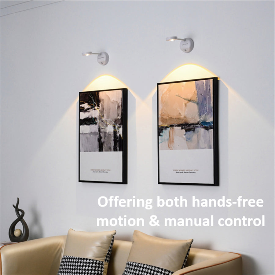Valore LT-007 Motion Sensor  Desk / Wall Lights with Remote (White)