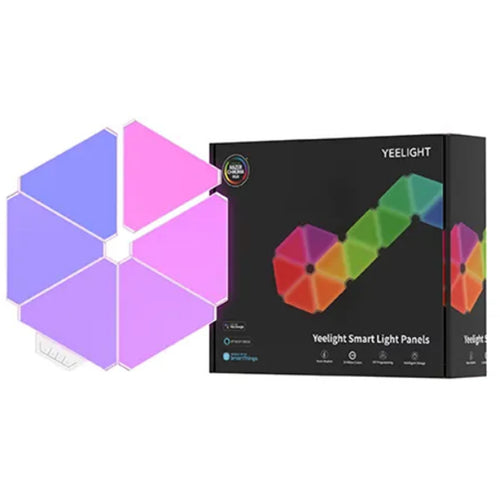 Yeelight Smart RGB LED Light Panel (6pcs) Works with Razer Chroma and OverWolf Support Scene linkage
