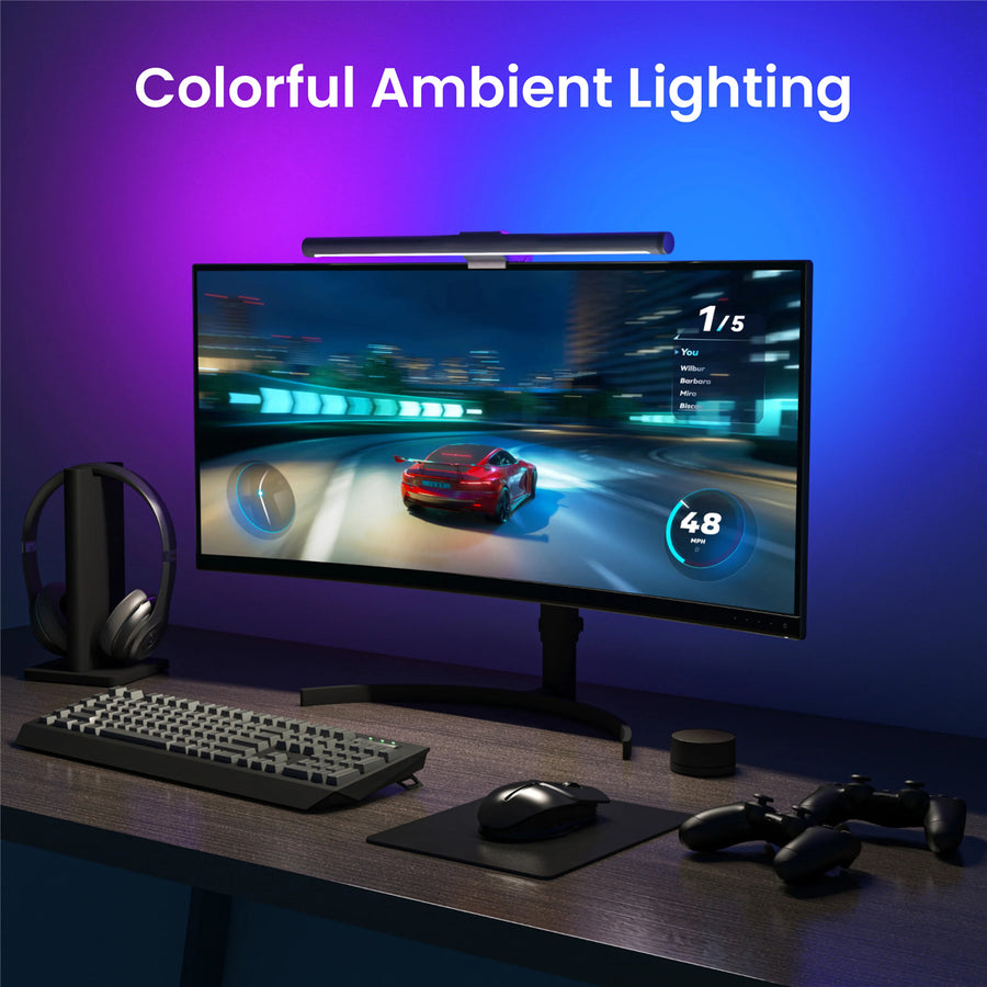 Yeelight Monitor Colourful RGB Smart Light Bar Pro (Flagship Edition) Immersive Gaming Experience, Created by Interactive Lighting