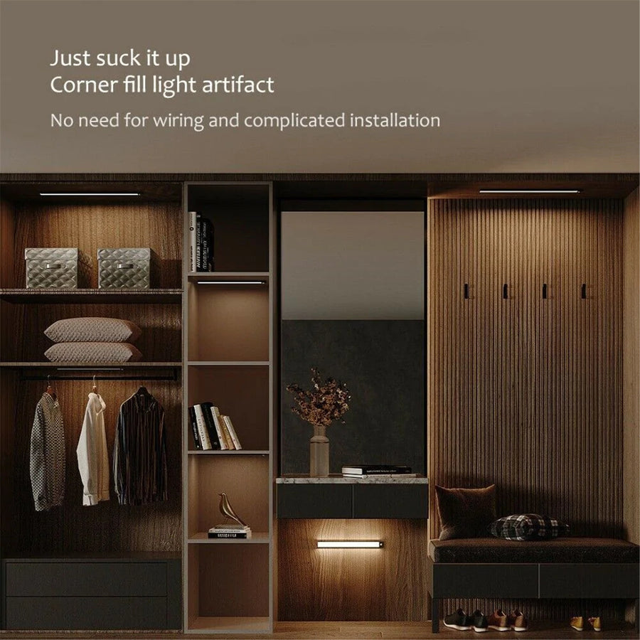 Yeelight A40 Cabinet Sensor Nightlight Size: 40cm*3.9cm*0.9cm, Easy Magnetic Suction, Perfect Corner Fill Light,Large Capacity Battery, Worry-free Use On A Single Charge