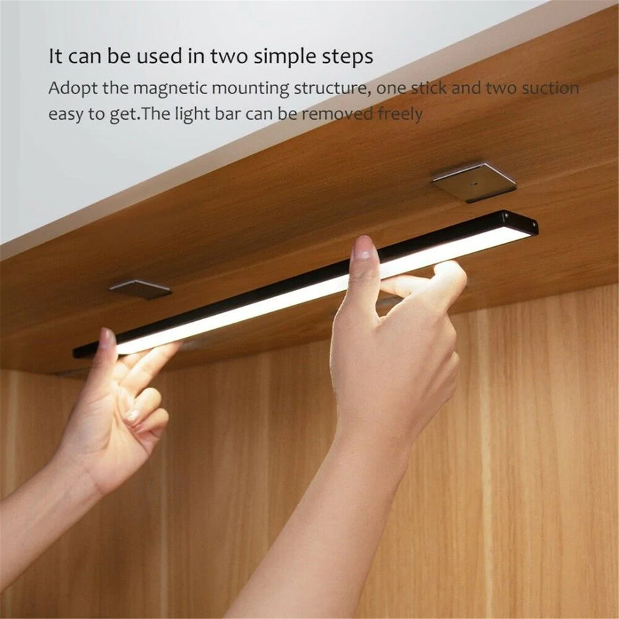 Yeelight A40 Cabinet Sensor Nightlight Size: 40cm*3.9cm*0.9cm, Easy Magnetic Suction, Perfect Corner Fill Light,Large Capacity Battery, Worry-free Use On A Single Charge