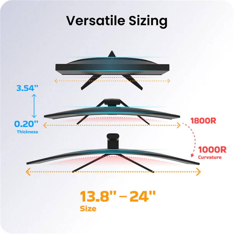 Yeelight Pura Monitor Light Bar Lite 1100lux Task Lighting, Stepless Dimming 3 Levels of Whites (3000k, 5000k, 6500k)