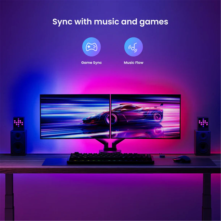 Yeelight Smart RGB LED Light Strip 2M Cuttable low Power Consumption, Remote Control, (Extendable up to 10m) AUS/NZ Version