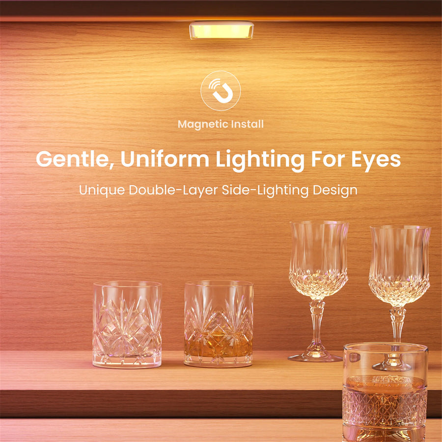 Yeelight Vega RGB Magnetic Sensor Night Light Dynamic RGB Lighting Effects  11 Custom Modes