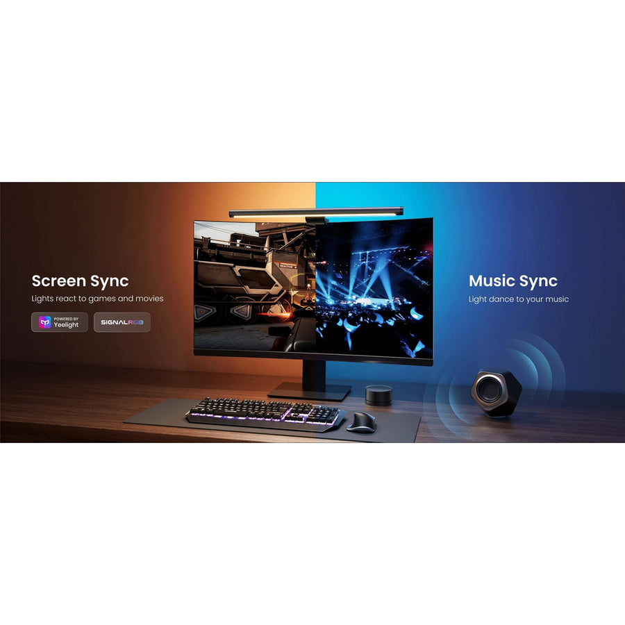 Yeelight Libra 2 Monitor Light Relieve Eye Stain with Professional Lighting, True Display Integrity for Serious Gamers