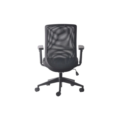 BURO 120A-M3 Seating Mondo Gene Mesh Chair W/Arms Black