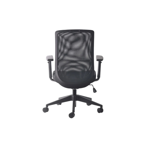 BURO 120A-M3 Seating MONDO GENE MESH CHAIR W/ARMS BLACK
