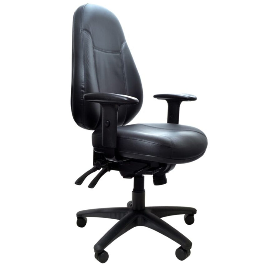 BURO 128-L3 Seating PERSONA 24/7 S/SLIDE 4L LEATHER