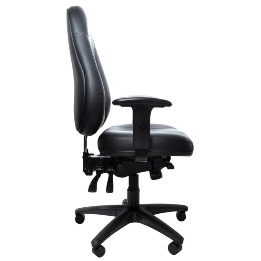 BURO 128-L3 Seating PERSONA 24/7 S/SLIDE 4L LEATHER