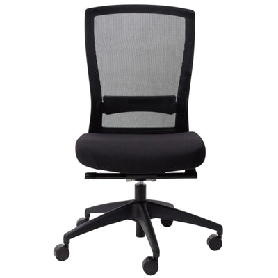 132-M3 - BURO MENTOR MESH CHAIR NO ARMS BLACK