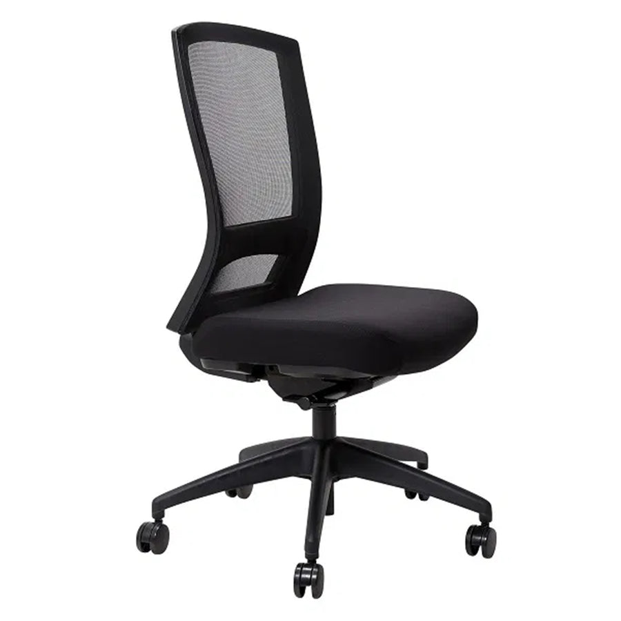 132-M3 - BURO MENTOR MESH CHAIR NO ARMS BLACK