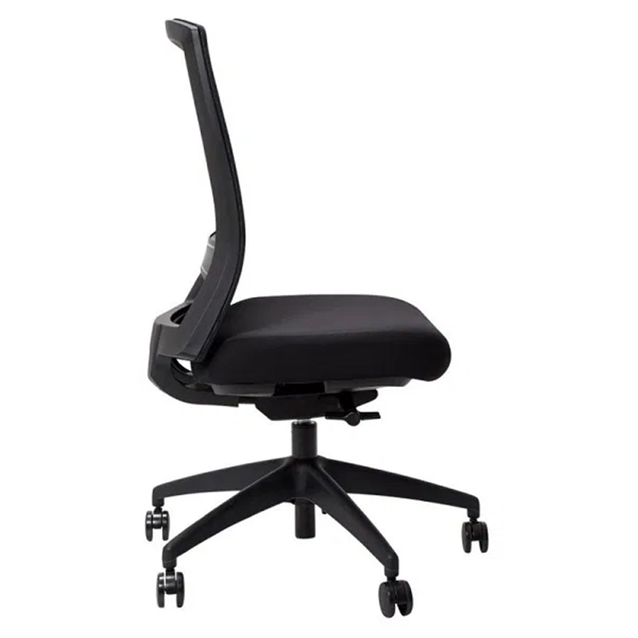 132-M3 - BURO MENTOR MESH CHAIR NO ARMS BLACK