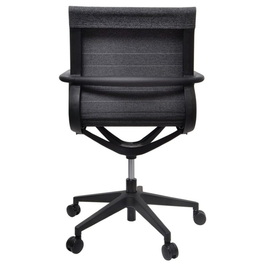 136-M2 - BURO DIABLO FABRIC/MESH CHAIR - CHARCOAL