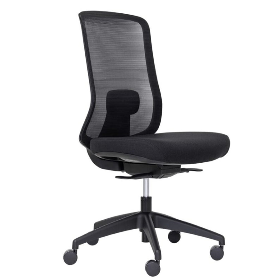 BURO 159-M3 Seating ELAN CHAIR LUMBAR BLK MESH S/SLIDE