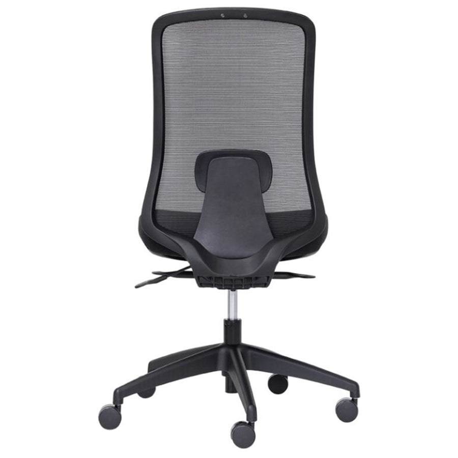 BURO 159-M3 Seating ELAN CHAIR LUMBAR BLK MESH S/SLIDE