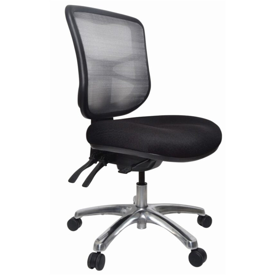 BURO 202-M3 Seating METRO BLACK MESH POLISHED BASE