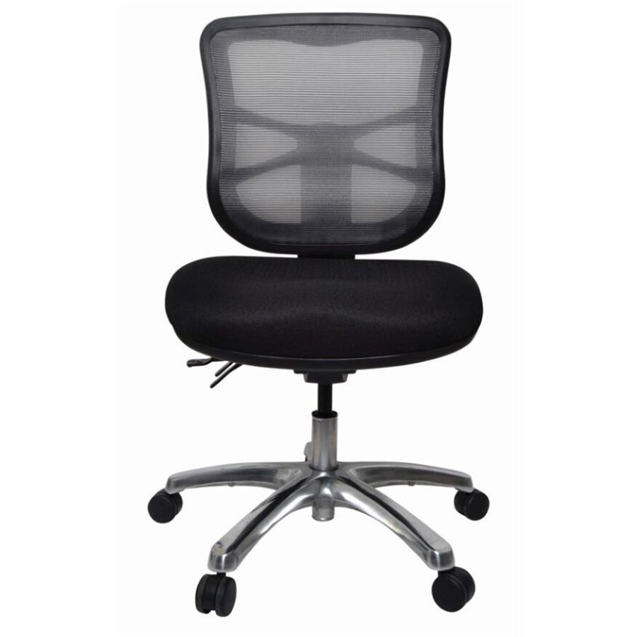 BURO 202-M3 Seating METRO BLACK MESH POLISHED BASE