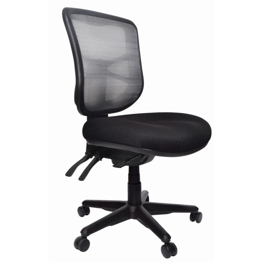 202-N-M3 - BURO METRO BLACK MESH/BADGE NYL BASE
