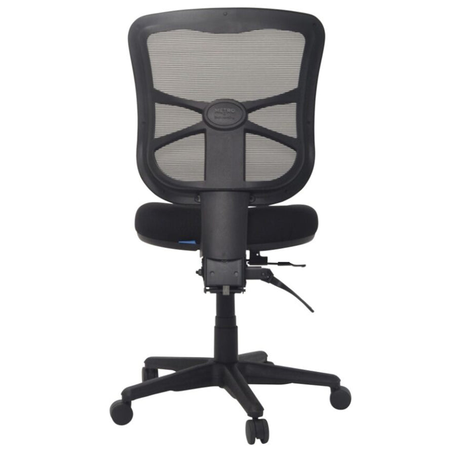 202-N-M3 - BURO METRO BLACK MESH/BADGE NYL BASE