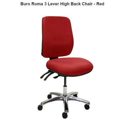 217-66 - BURO ROMA HB 3L CHAIR RED