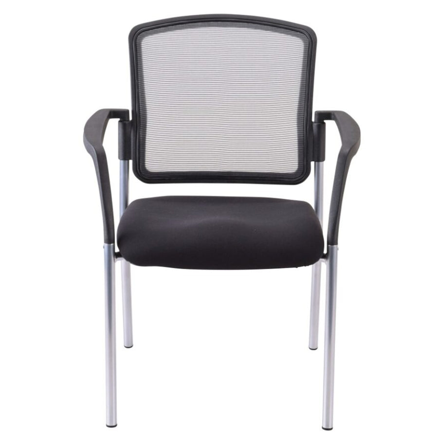 525M-RS-153 - BURO LINDIS CHAIR MESH W/ARMS REFL/SLVR