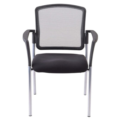 525M-RS-153 - BURO LINDIS CHAIR MESH W/ARMS REFL/SLVR