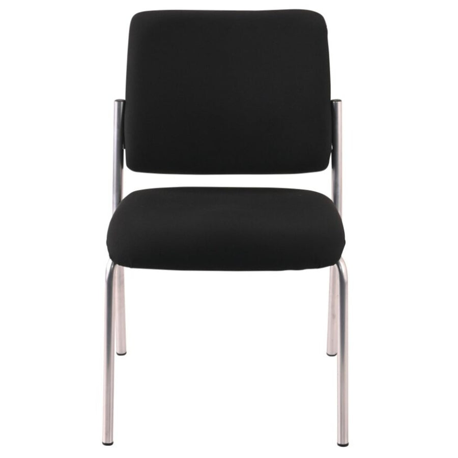 526-RS-63 - BURO LINDIS CHAIR,NO ARMS,BLK ,REFL/SLVR