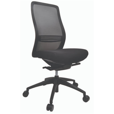 KON150-153 - KONFURB LUNA CHAIR MESH BLACK W/ LUMBAR
