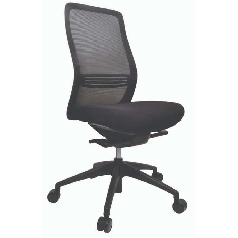KON150-153 - KONFURB LUNA CHAIR MESH BLACK W/ LUMBAR