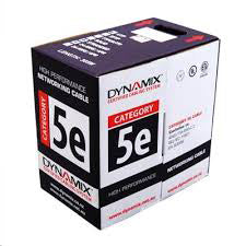 C-C5E-SLDBLUE - DYNAMIX 305M Cat5E Blue UTP SOLID Cable Roll. 100MHz, 24 AWGx4P, PVC Jacket. Supplied in Pull Box.