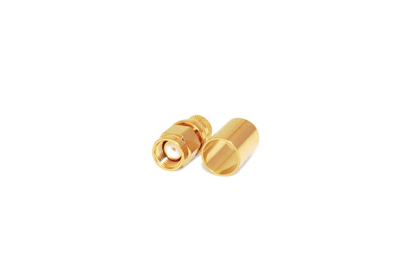 Go Wireless NZ C-SMA10-300 - SMA Male 50 Ohm CRIMP Connector for LMR300/CFD300