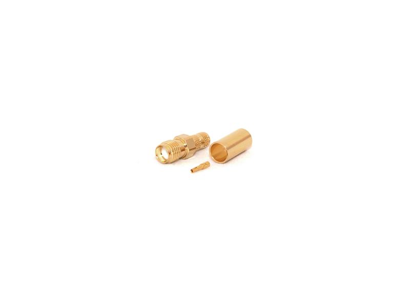 Go Wireless NZ C-SMA4-195 - SMA Female CRIMP Connector for LMR195/RG58