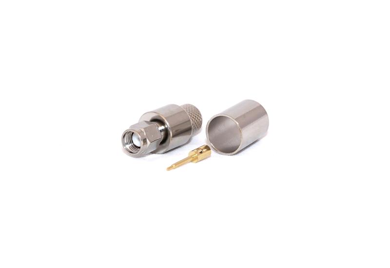 Go Wireless NZ C-SMA7-400 - SMA Male CRIMP Connector for LMR400/RG8U