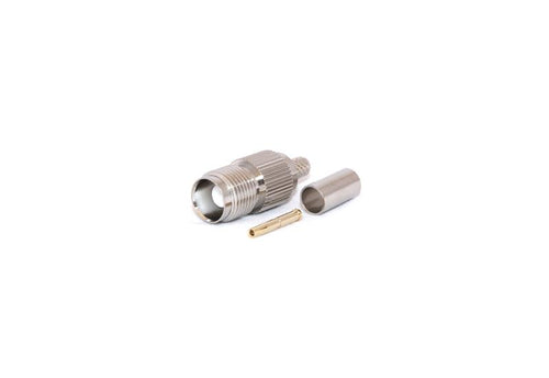 C-TNCF3-195 - TNC Female CRIMP Connector for 50 Ohm LMR195/RG58