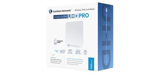 C050900B913 - Cambium Networks C050900B913 - Cambium ePMP Bridge in a Box UHD PRO 5 GHz (ROW) (ANZ cord)
